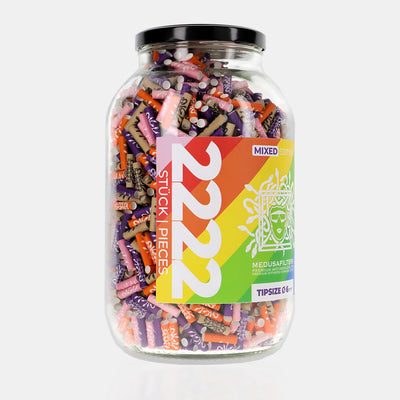 Aktivkohlefilter im Glas