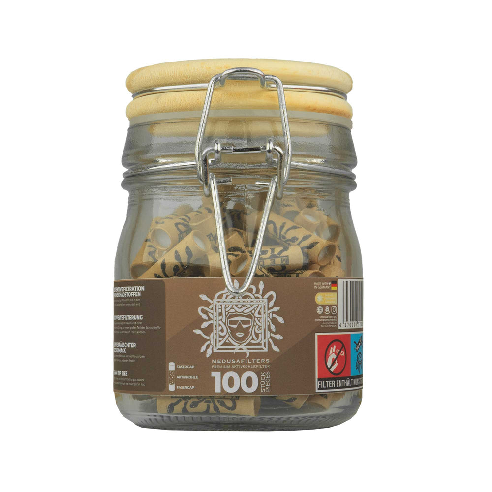 Medusafilters 100er Glas ORGANIC offen