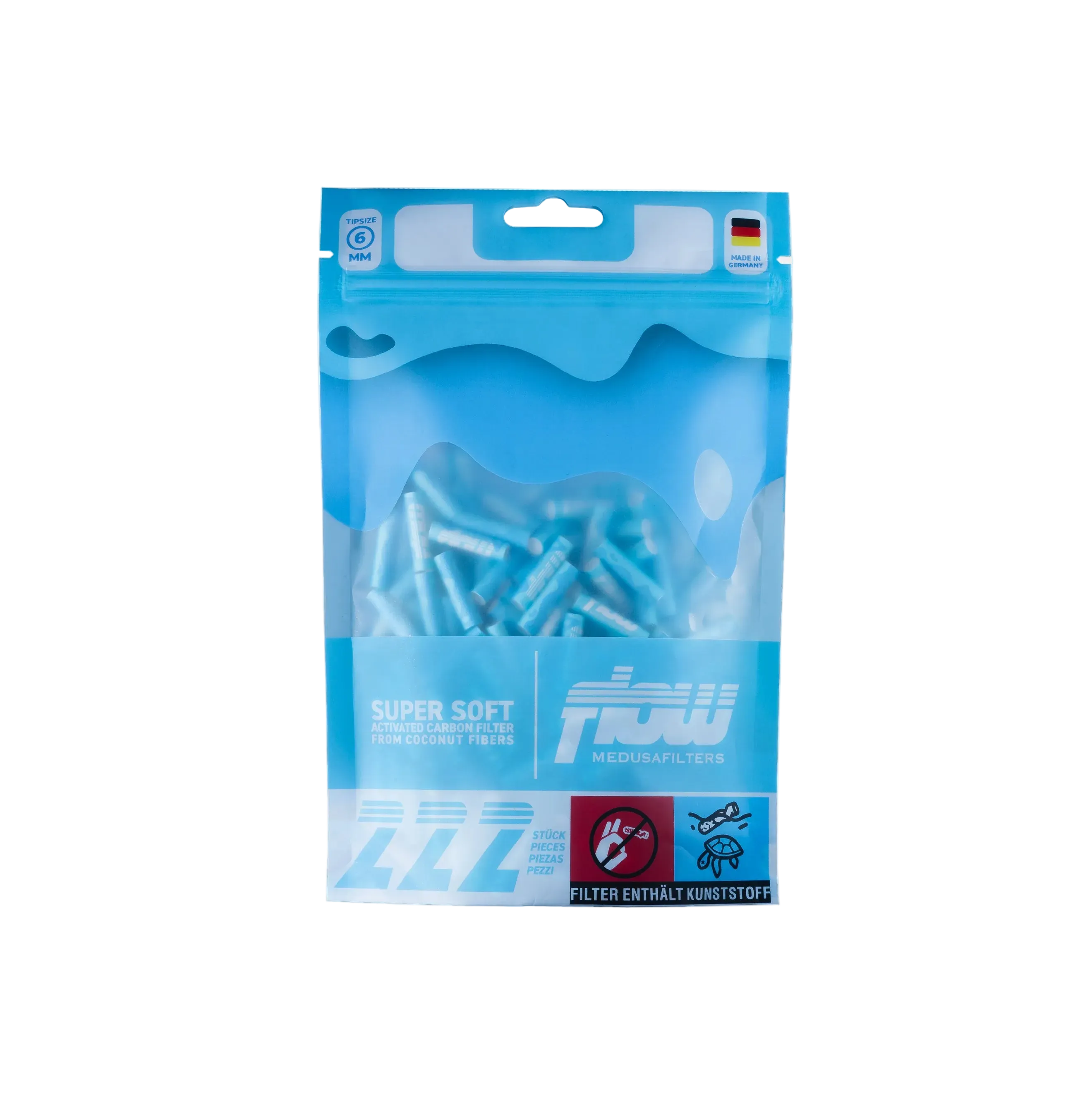 FLOW by Medusafilters® Aktivkohlefilter 6 mm – Weniger Faserdichte, mehr Airflow