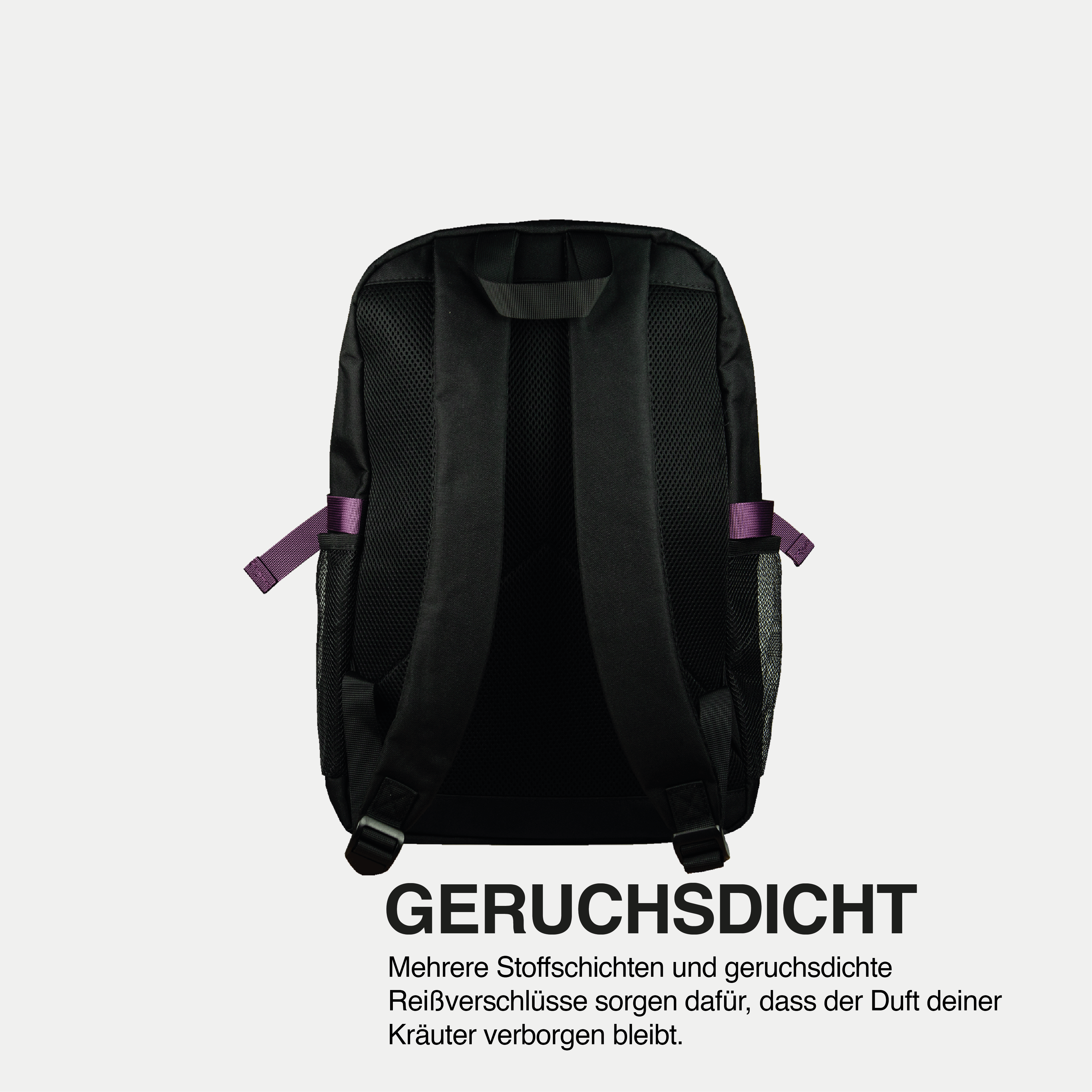 Rucksack - Geruchsdicht – Mehrere Stoffschichten gegen Geruch