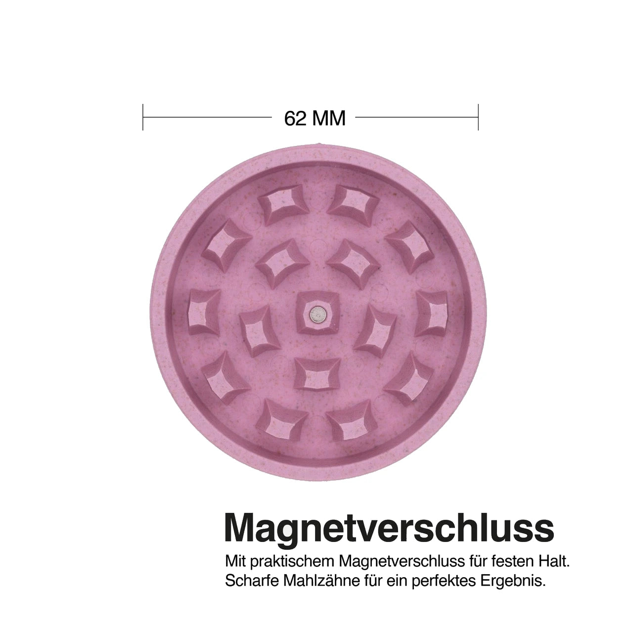 Medusafilters Bio-Hemp Grinder Rosé – Magnetverschluss