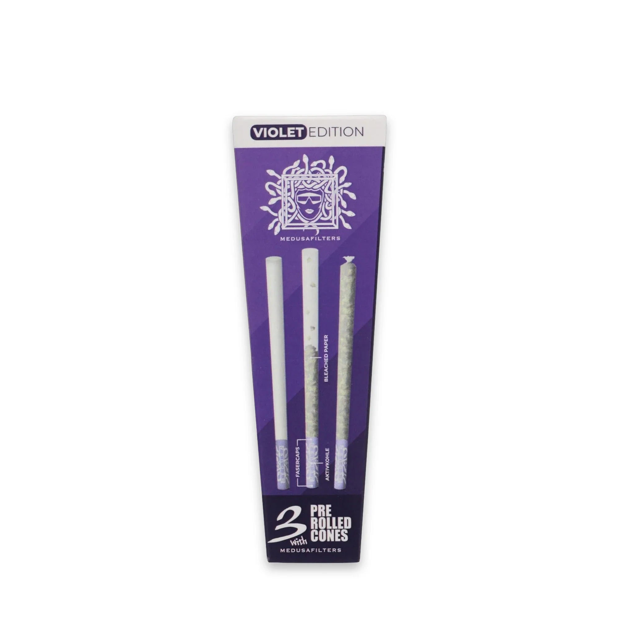 Medusafilters Pre-Rolled Cones mit Aktivkohlefilter – Hanf, Reis oder Pink: dein Papier
