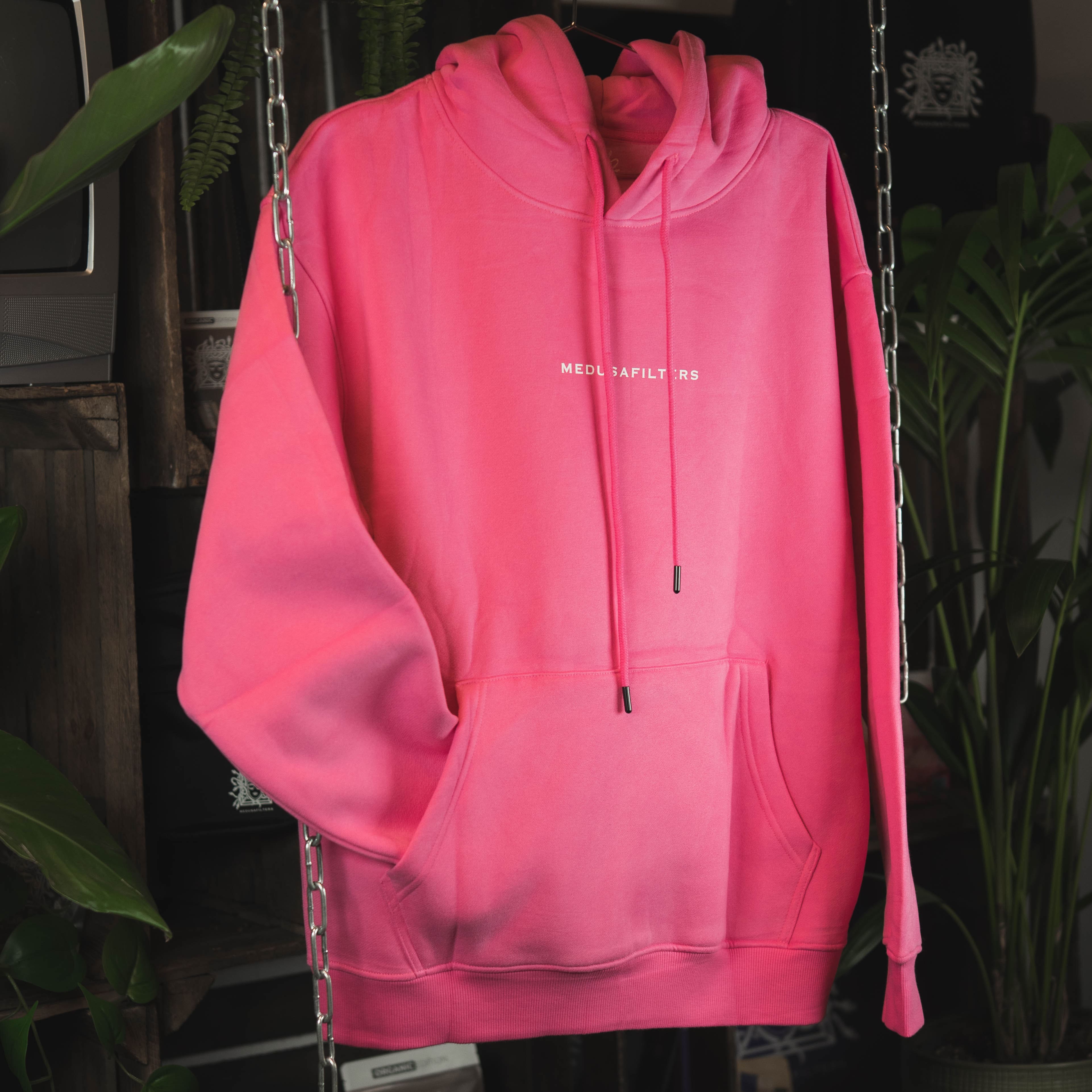 Medusafilters Hoodie with back print - ROSÉ