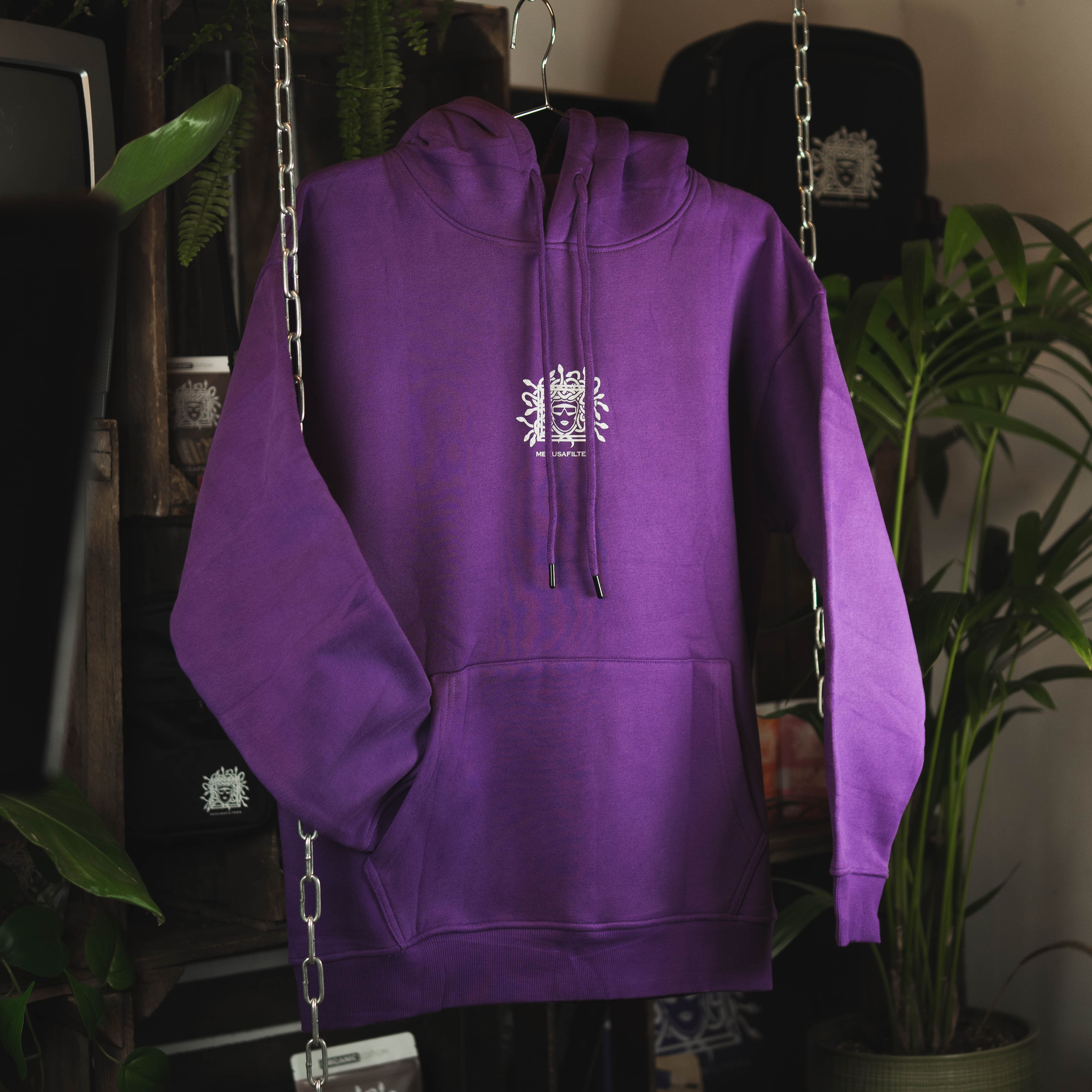 Medusafilters Hoodie mit Backprint - VIOLET