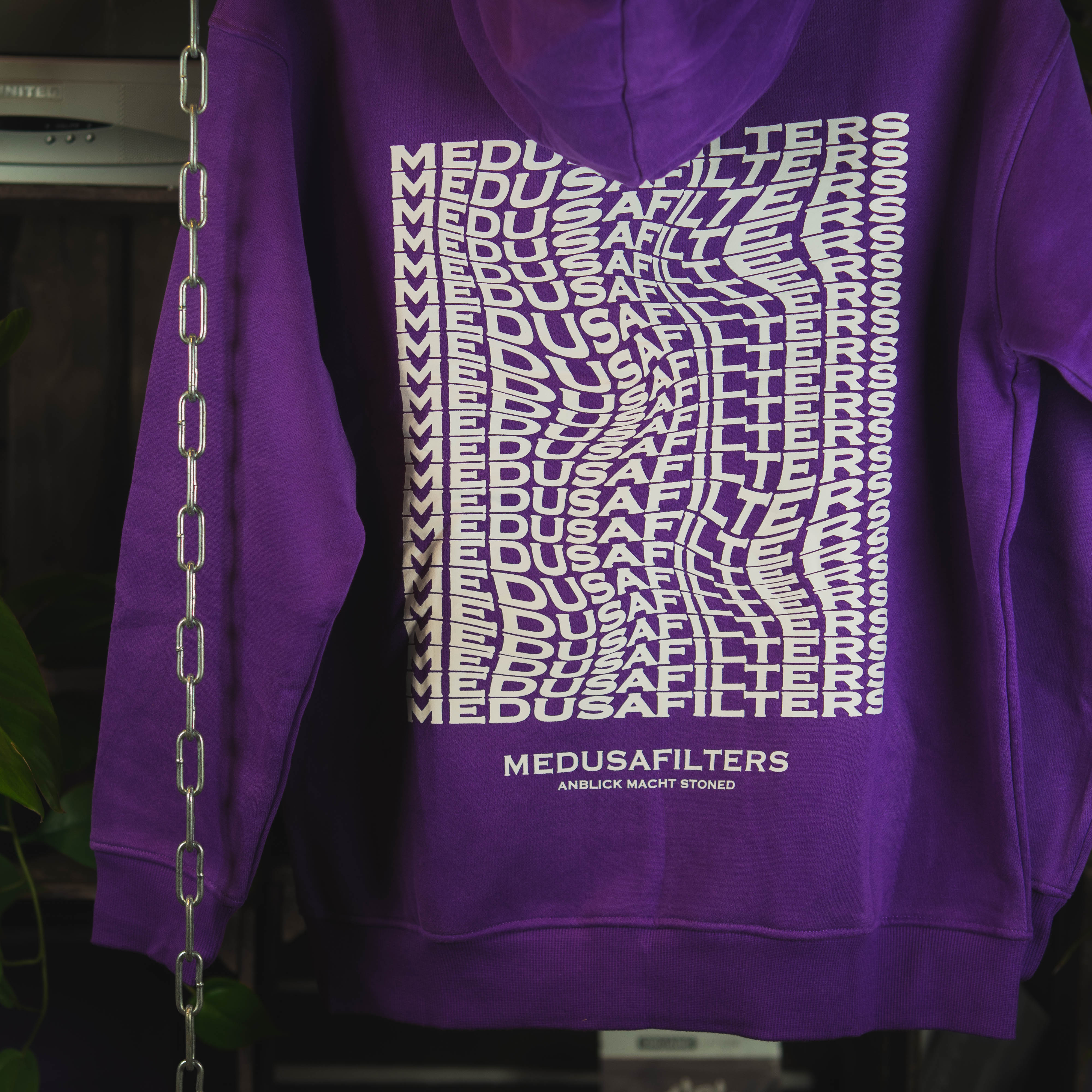 Medusafilters Hoodie mit Backprint - VIOLET