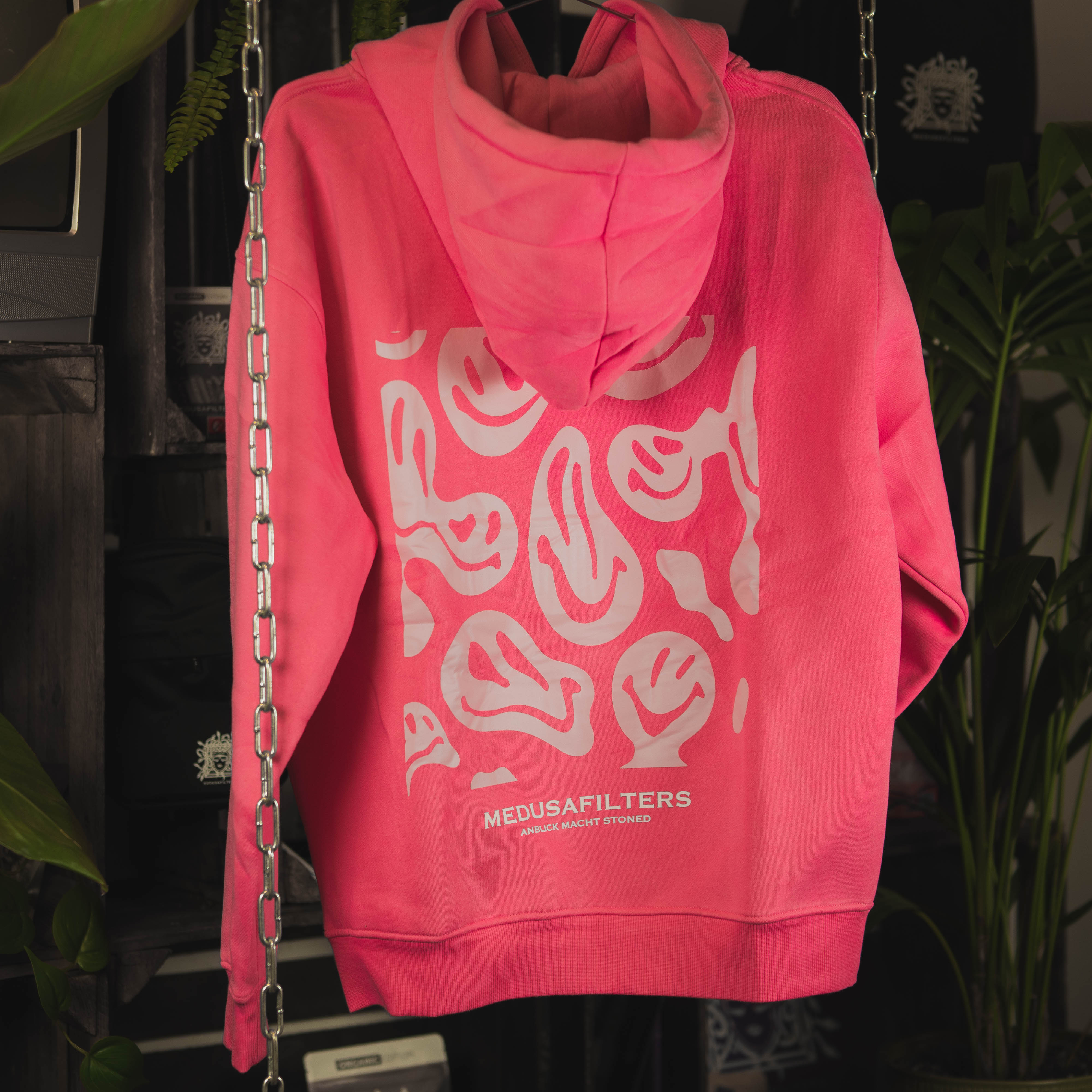 Medusafilters Hoodie with back print - ROSÉ