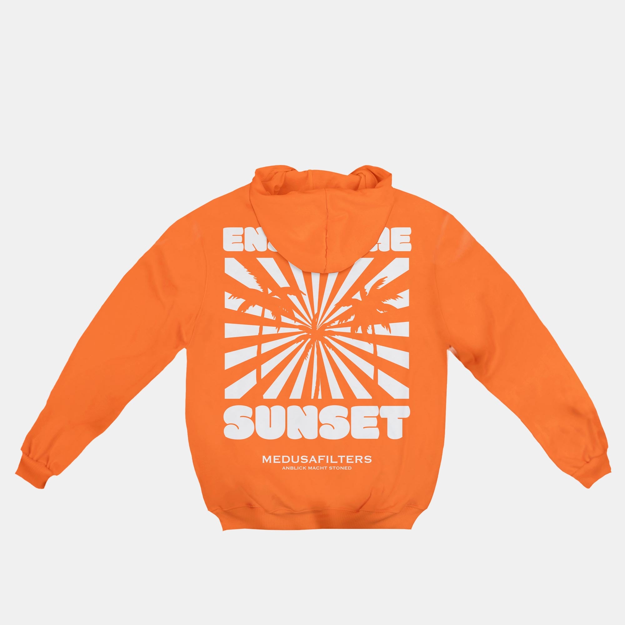 Medusafilters Hoodie with back print - SUNSET