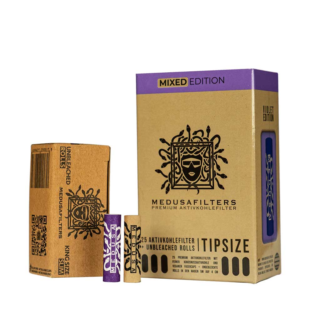 Medusafilters 2GO mit 5m Rolls und Aktivkohlefilter ORGANIC VIOLET