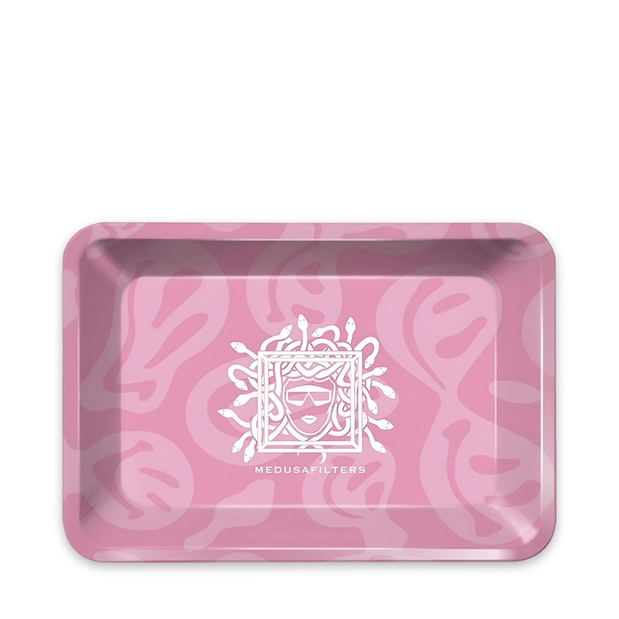 Medusafilters Rolling Tray aus Metall Rosé