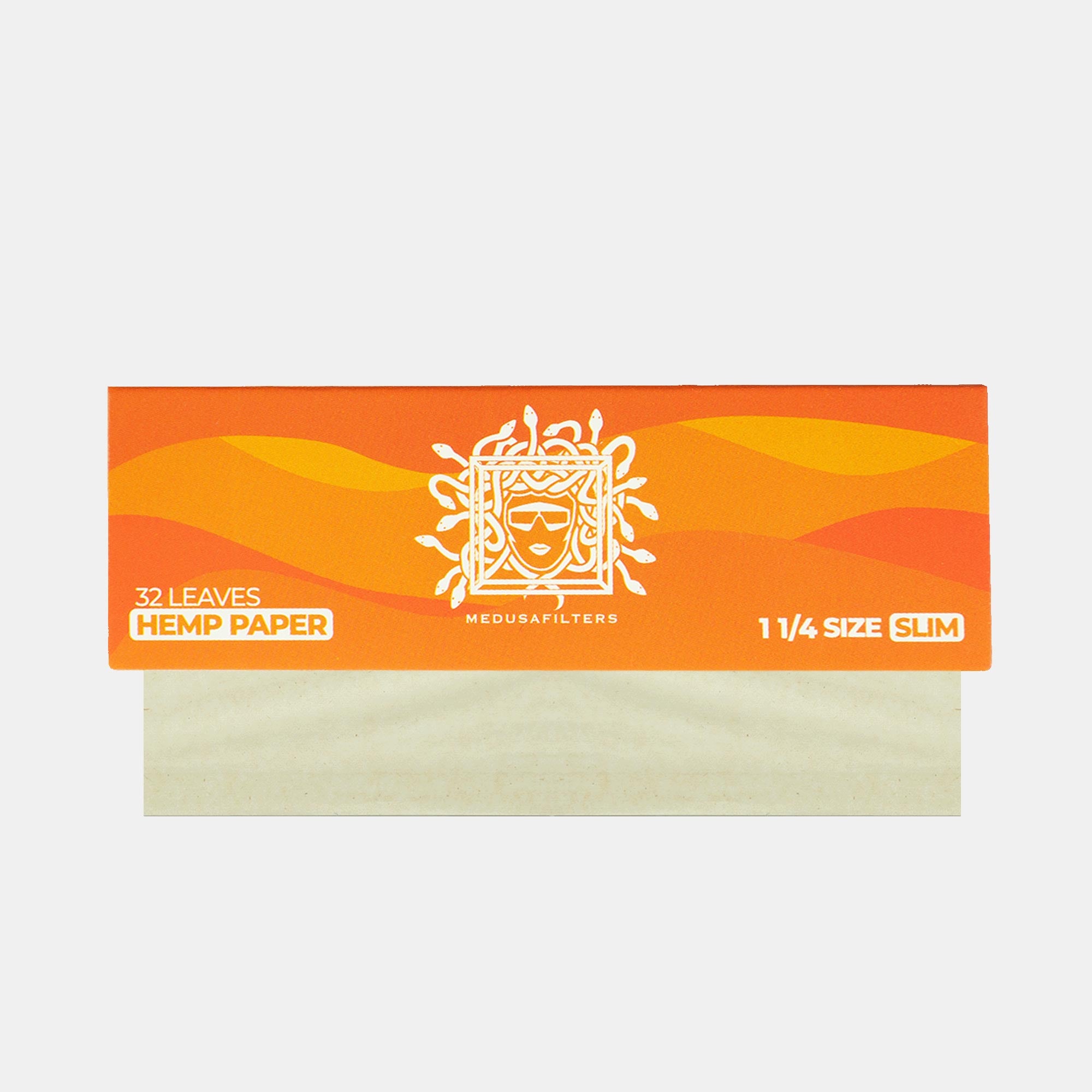 Medusafilters 32 x Shortpapers 1 1/4 Size Slim HEMP / Hanf