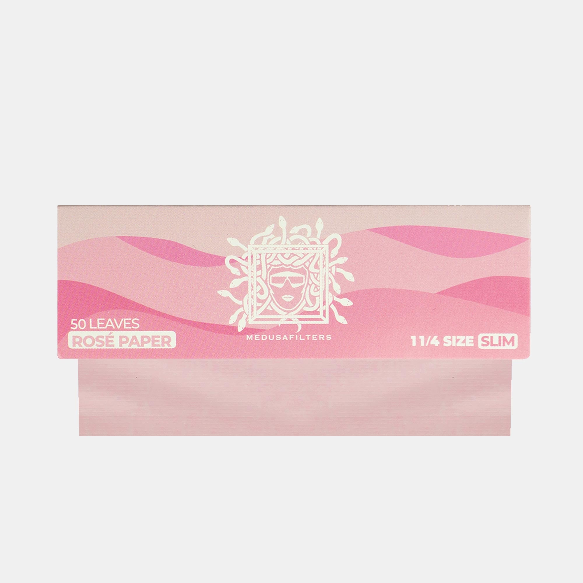 Medusafilters 50 x Shortpapers 1 1/4 Size Slim ROSÉ / PINK