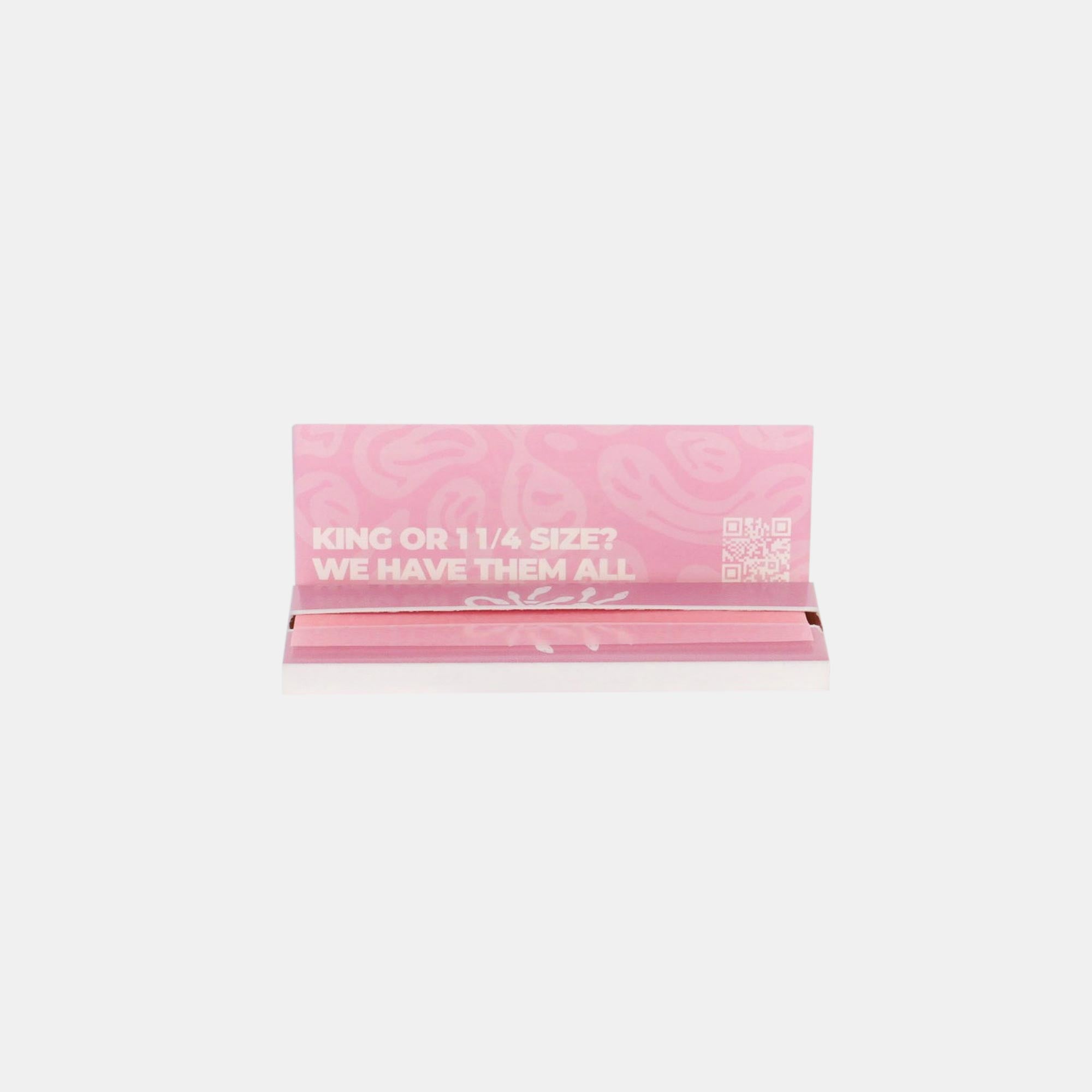 Medusafilters 50 x Shortpapers 1 1/4 Size Slim ROSÉ / PINK geschlossen