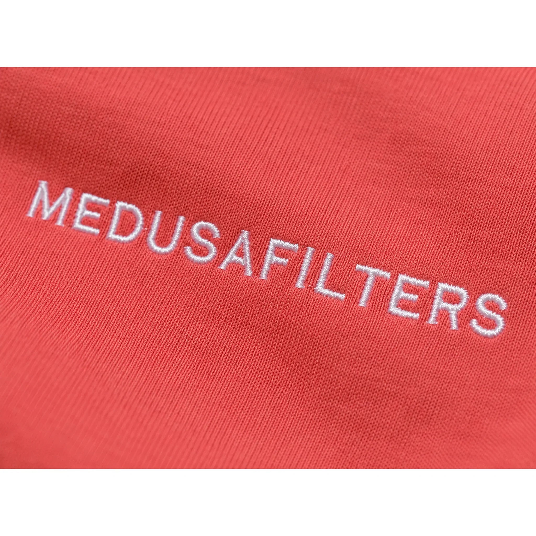 Medusafilters® T-Shirt mit Backprint - ORANGE – Unisex und oversized: S bis XL