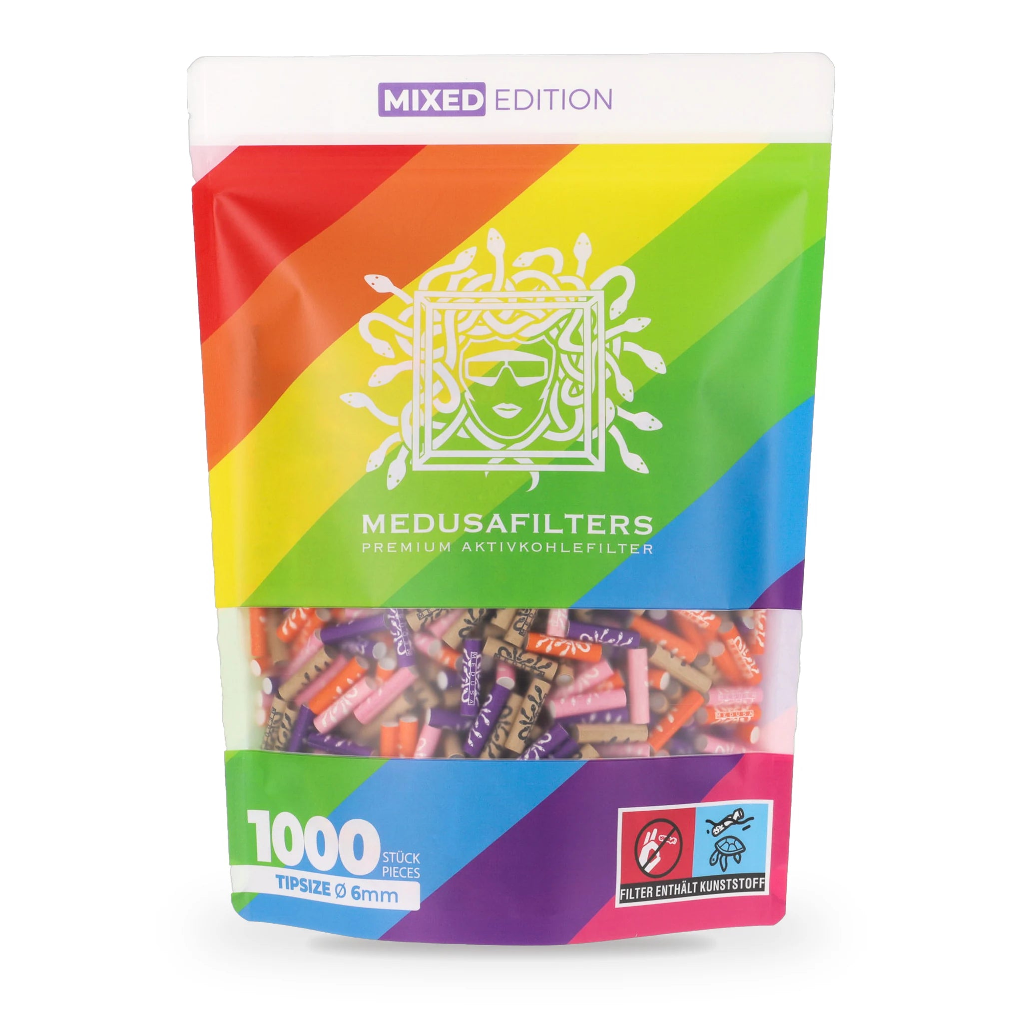 Medusafilters Aktivkohlefilter 6mm 1000er Mixed