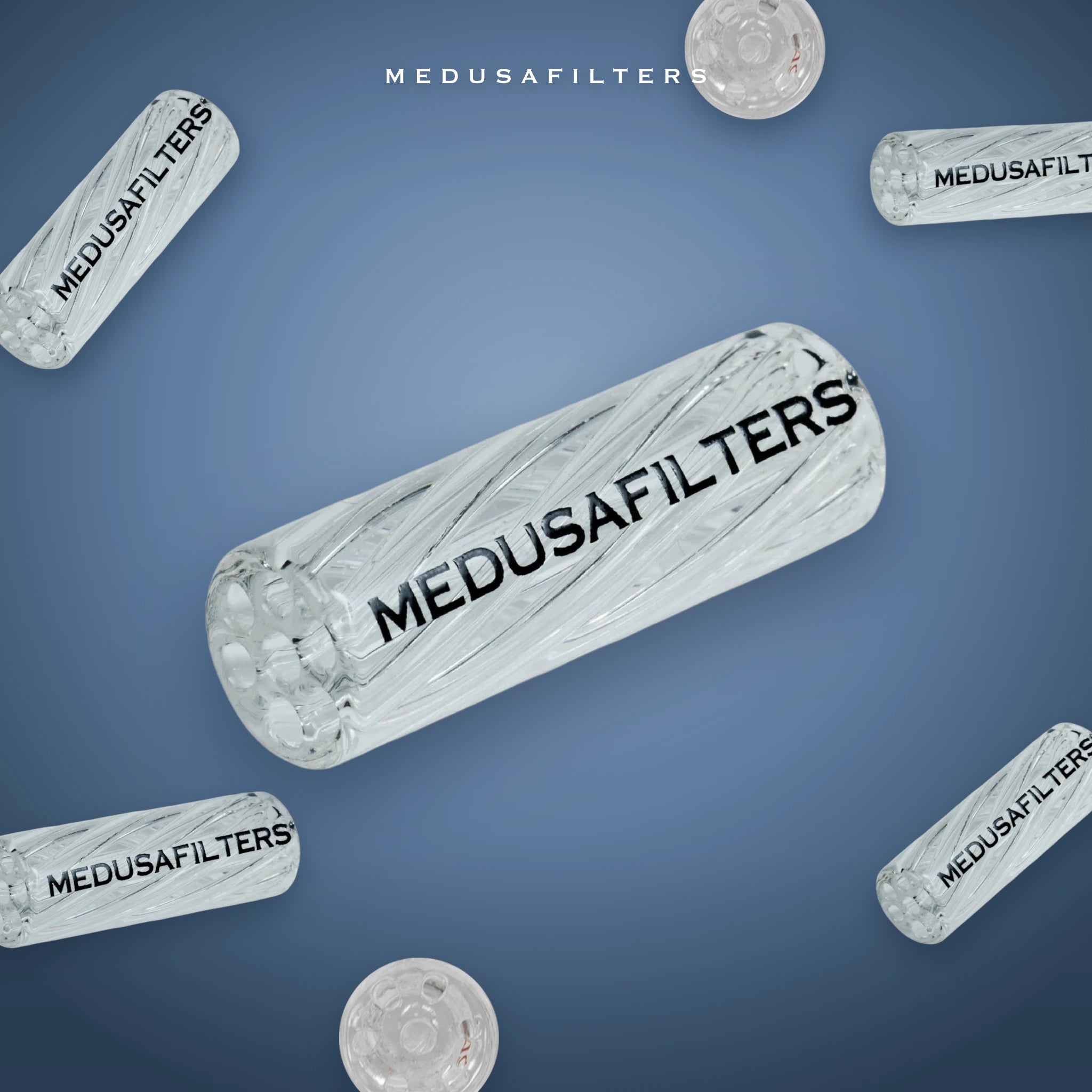 Medusafilters Twisted Glasfilter 10 mm TRANSPARENT – Glasfilter im Überblick