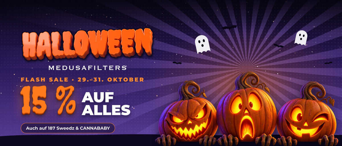 Halloween-Flashsale 29.–31. Oktober: 15 % auf alles, auch auf 187 Sweedz und CANNABABY