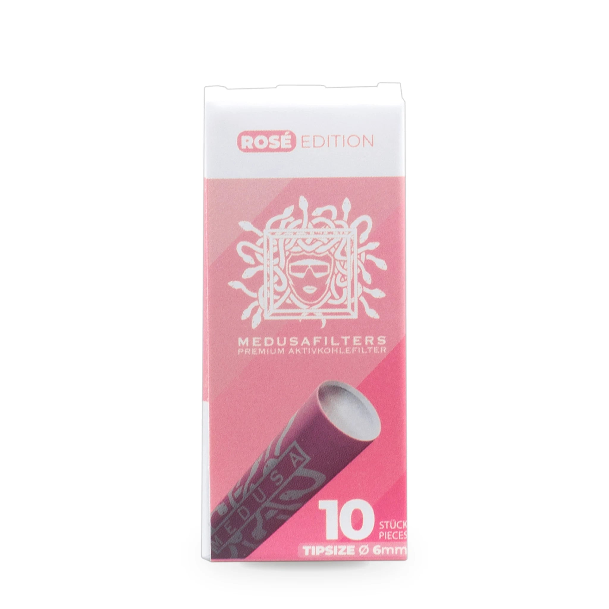 Medusafilters Aktivkohlefilter 6mm 10er Rose