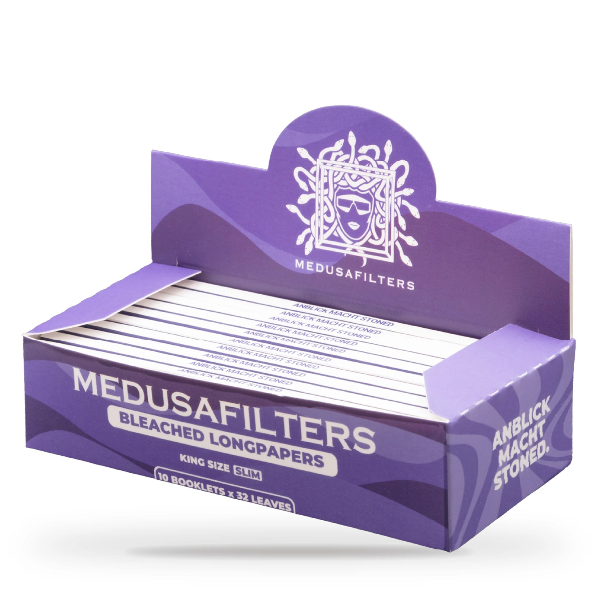 Medusafilters Longpapers 10er Display Bleached