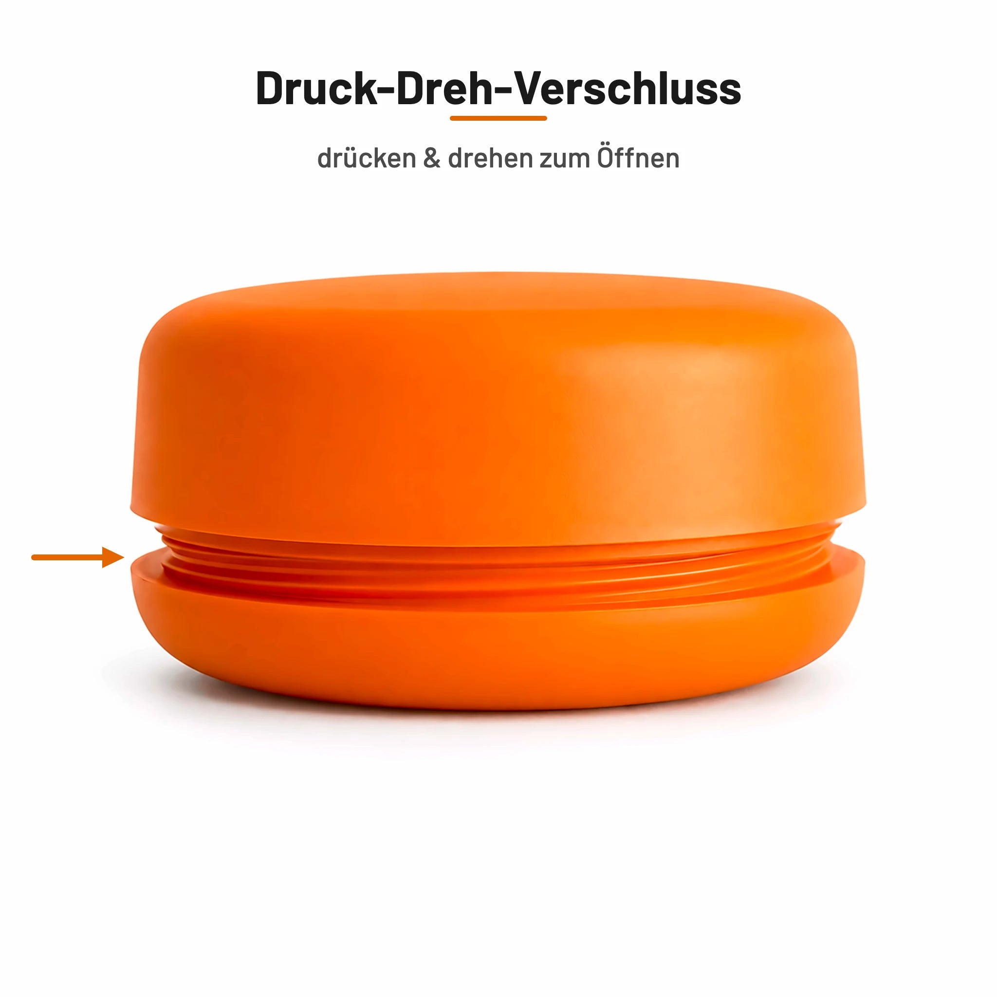 Green Pocket Sunset – Druck-Dreh-Verschluss, drücken und drehen zum Öffnen