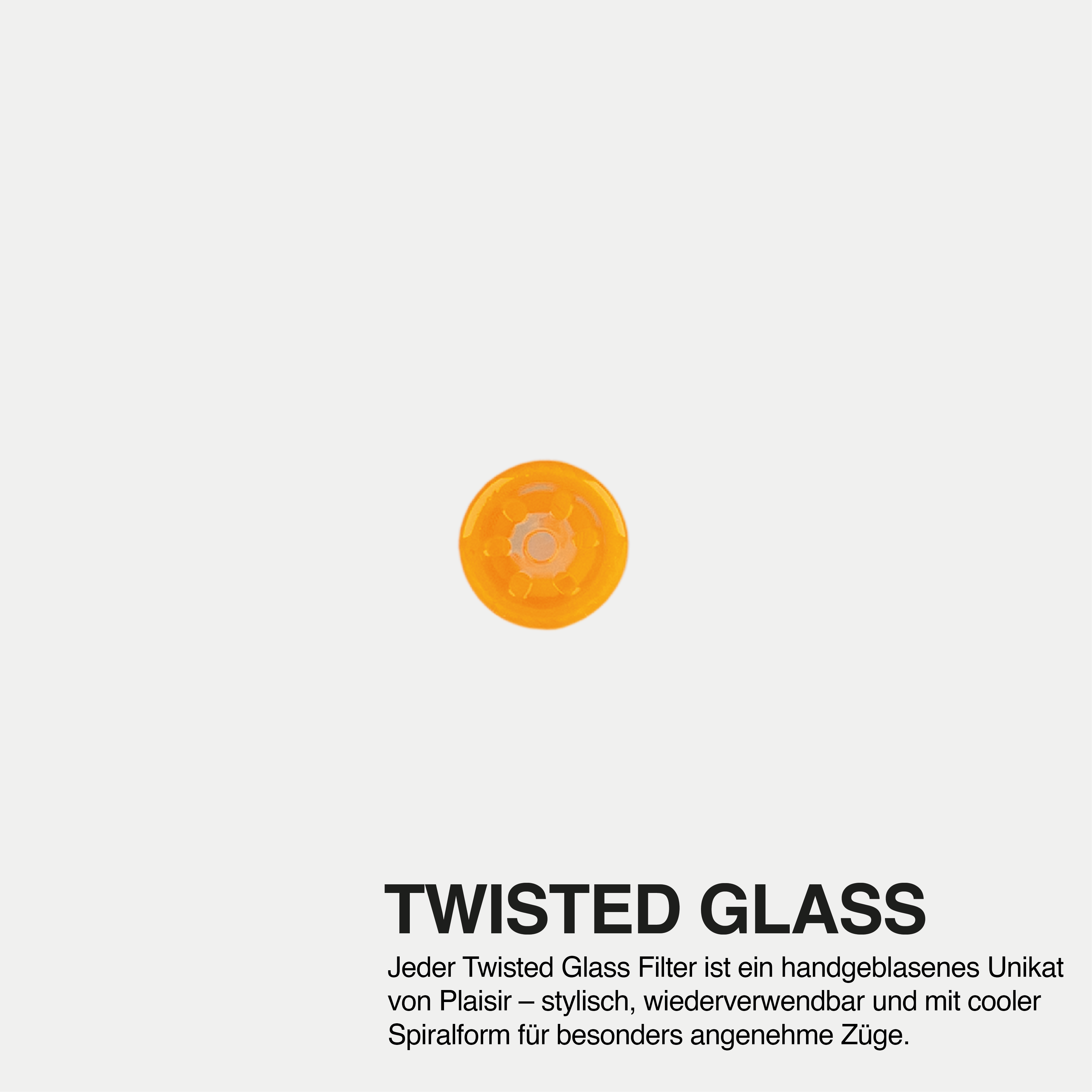 Twisted Glasfilter SUNSET by PLAISIR