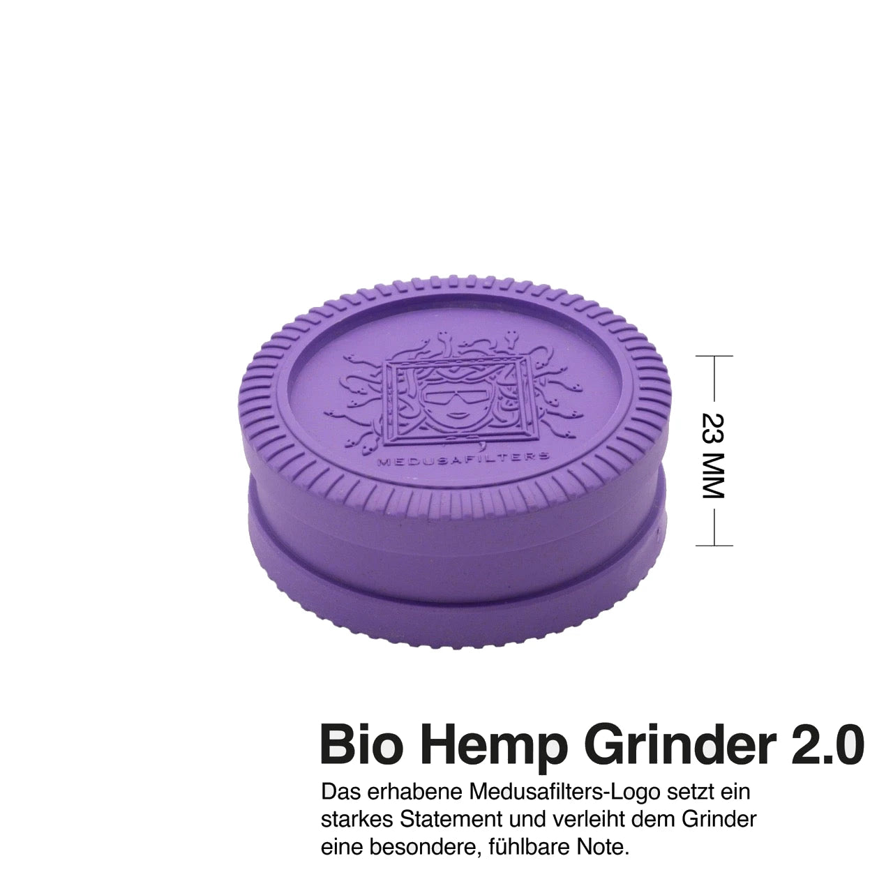 Medusafilters Bio-Hemp Grinder Violet – Detail