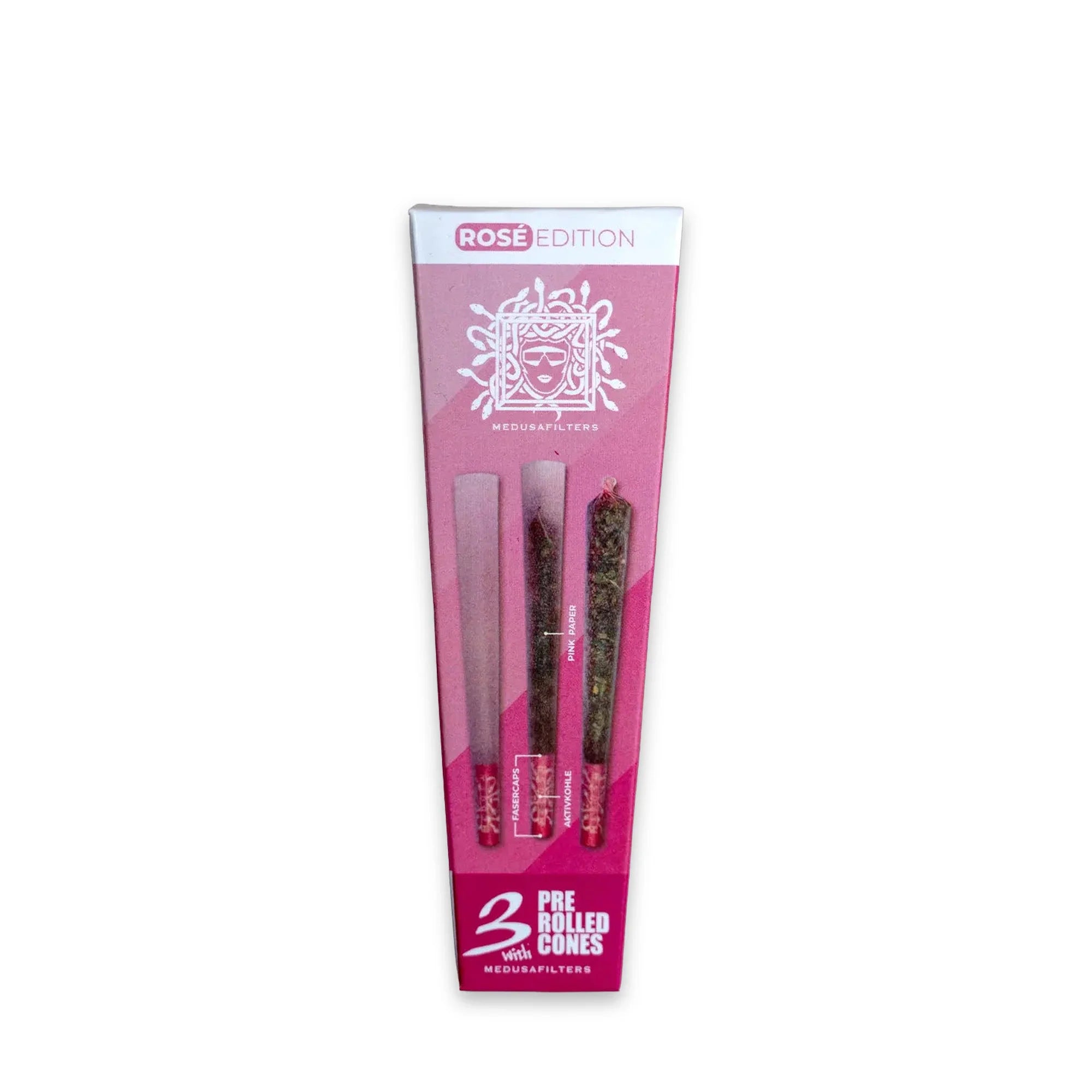 Medusafilters Pre-Rolled Cones mit Aktivkohlefilter – Softtouch-Verpackung für unterwegs