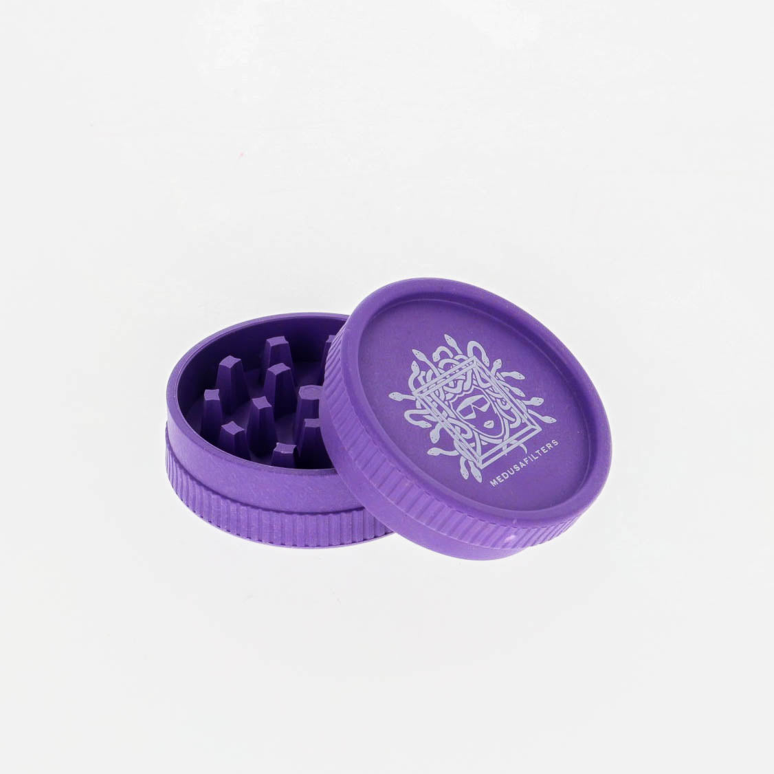 Medusafilters Bio Hemp Grinder aus Bio Plastik VIOLET Edition