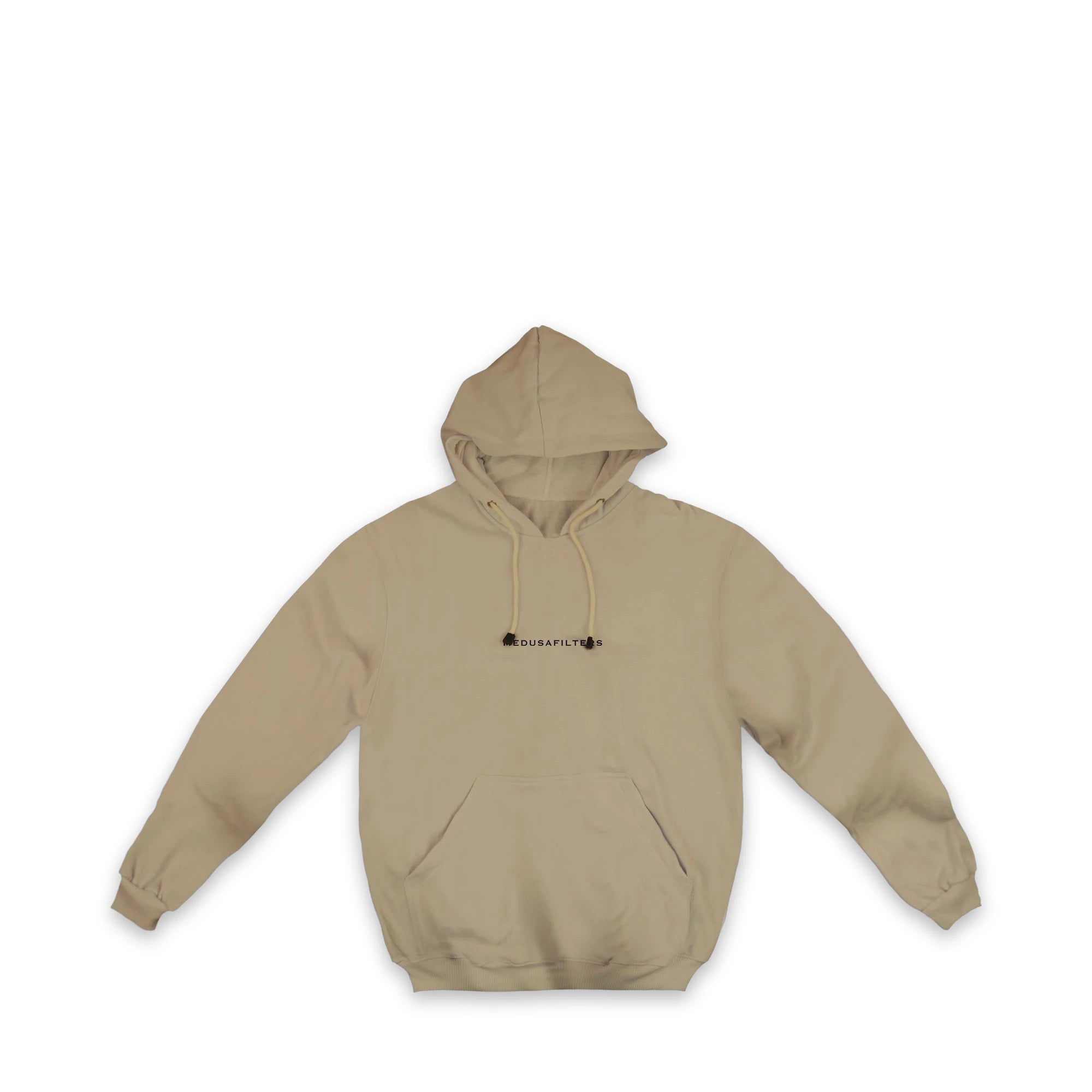 Medusafilters Hoodie mit Backprint Beige