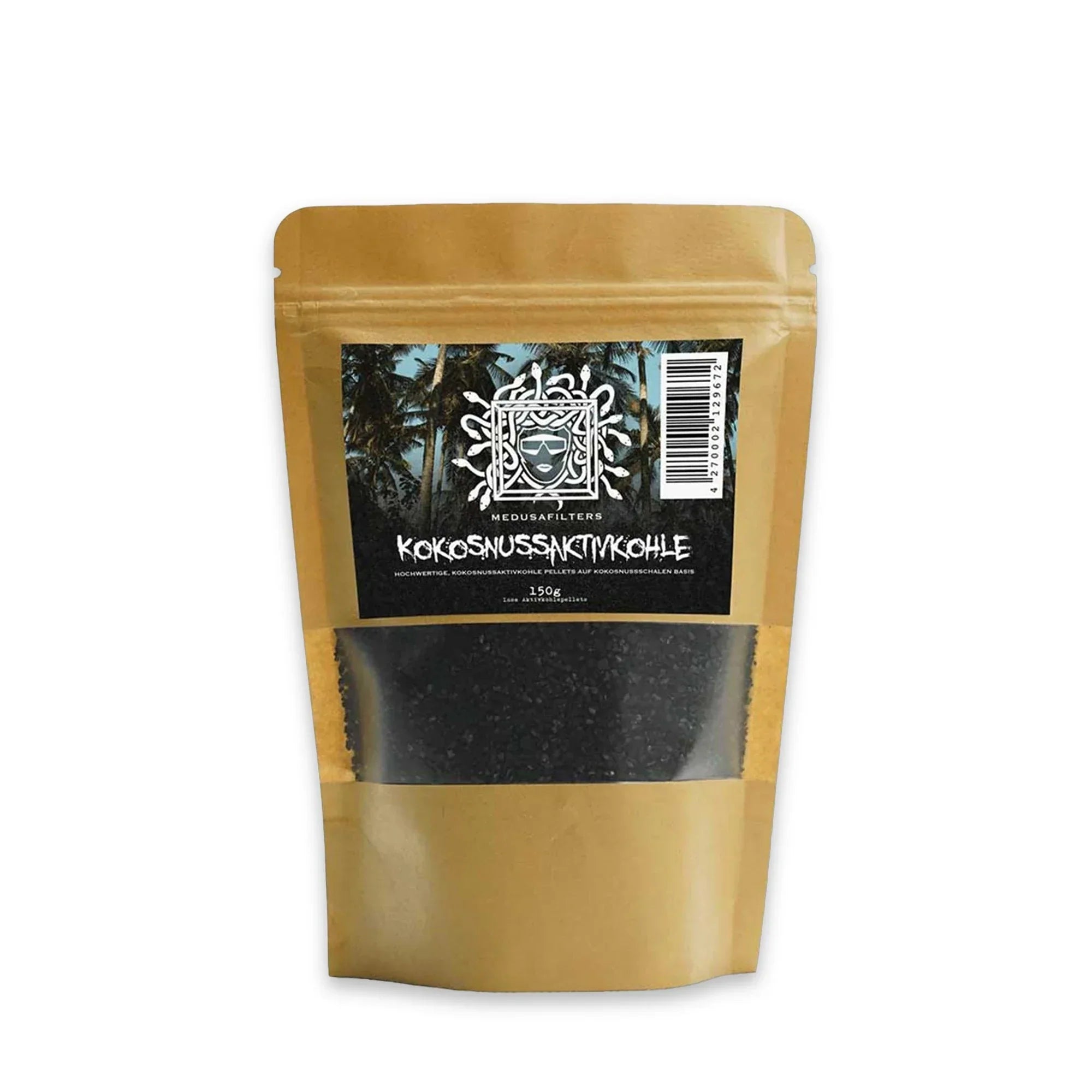 Kokosnuss-Aktivkohle 150g, lose – Sanfter Zug für Shisha und Pfeife