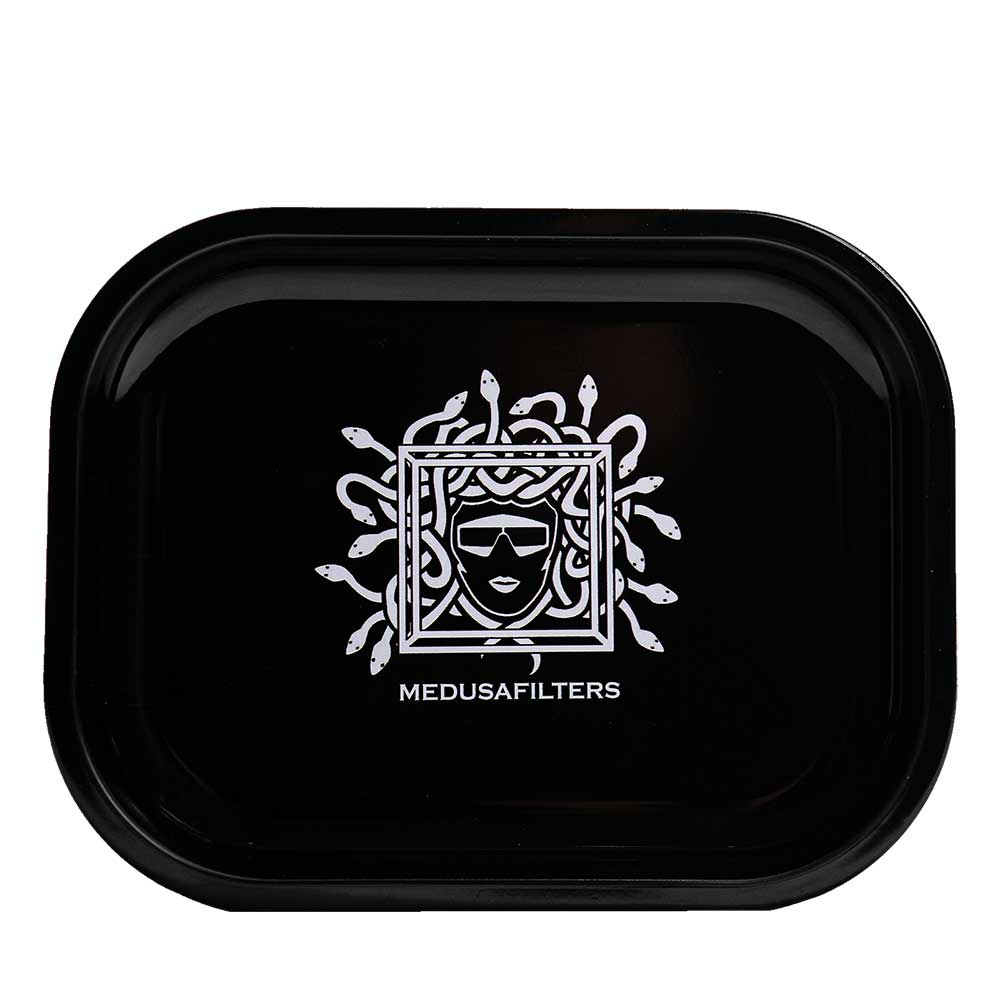 Rolling Tray Schwarz aus Metall