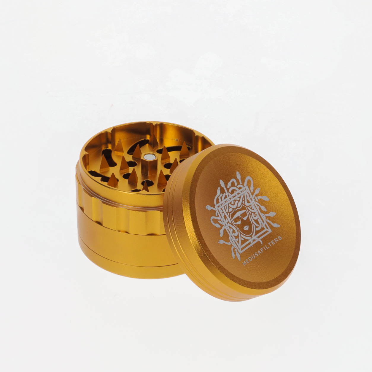 Medusafilters Spike Grinder aus eloxiertem Aluminium SUNSET Edition