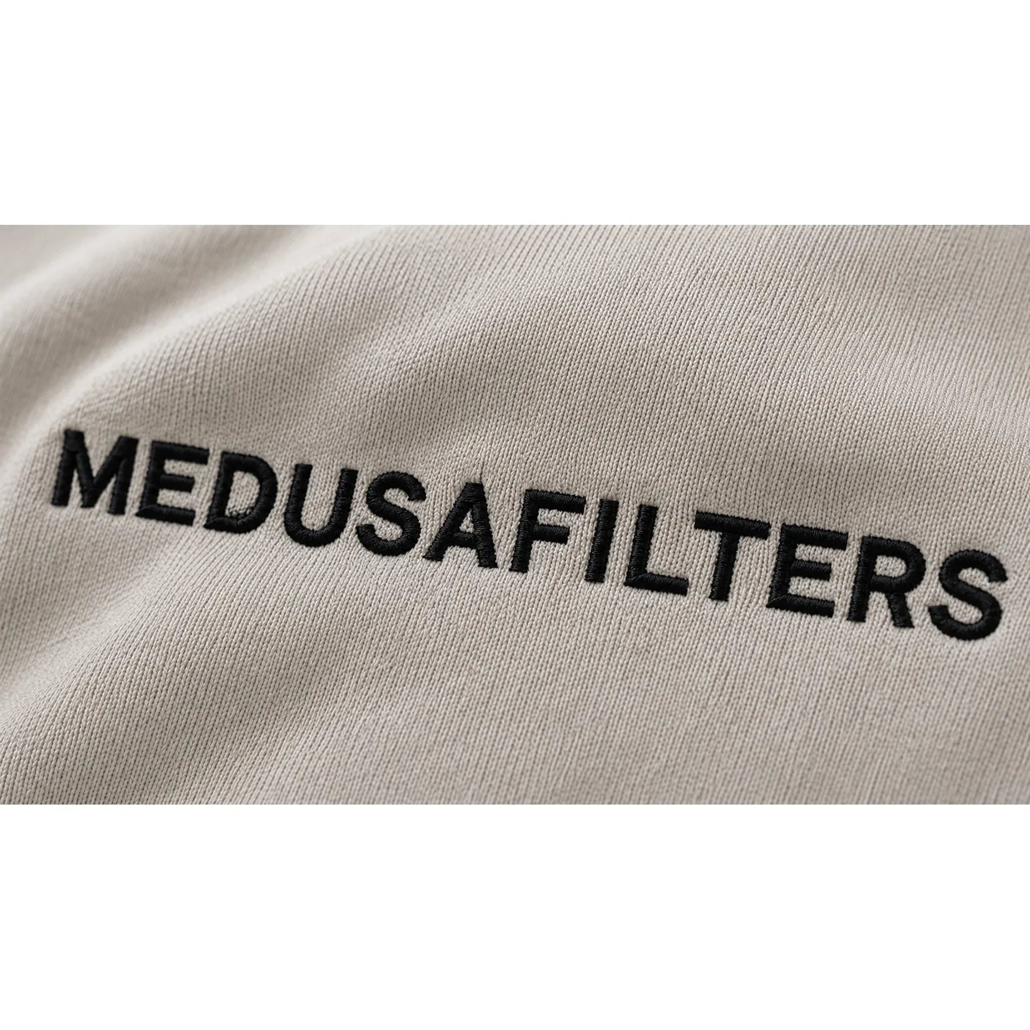 Medusafilters® T-Shirt mit Backprint - BEIGE – Oversized geschnitten, S bis XL