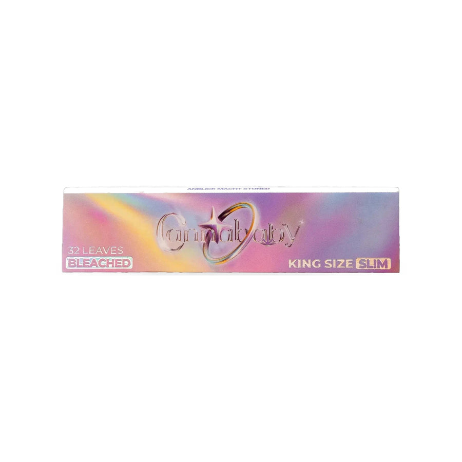 Medusafilters Longpapers King Size Slim CANNABABY Edition, Einzelheft, gebleichtes Papier, 32 Blatt