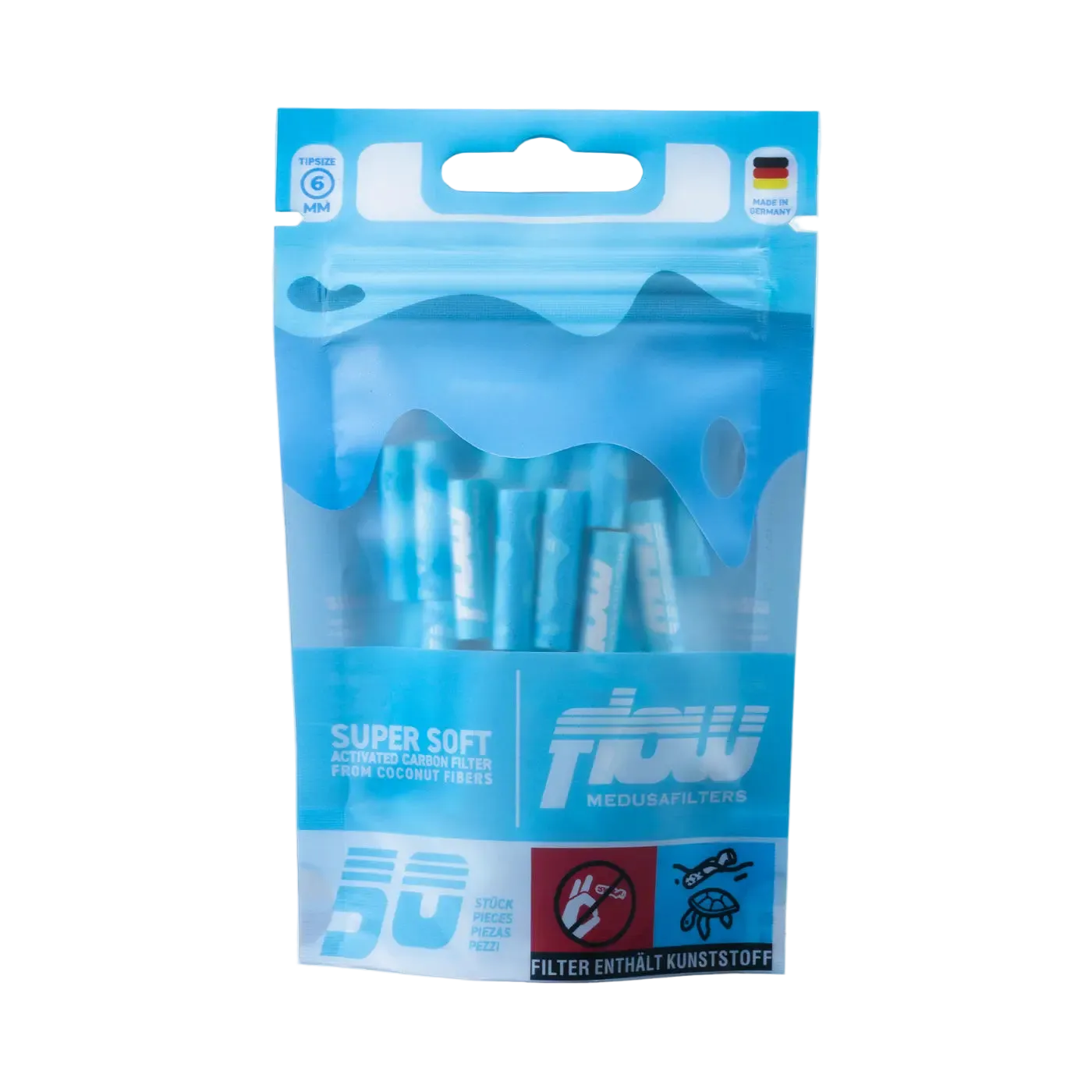 FLOW by Medusafilters® Aktivkohlefilter 6 mm