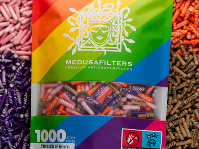 1000er-Beutel MIXED Edition auf Filtern in ROSÉ, VIOLET, SUNSET und ORGANIC
