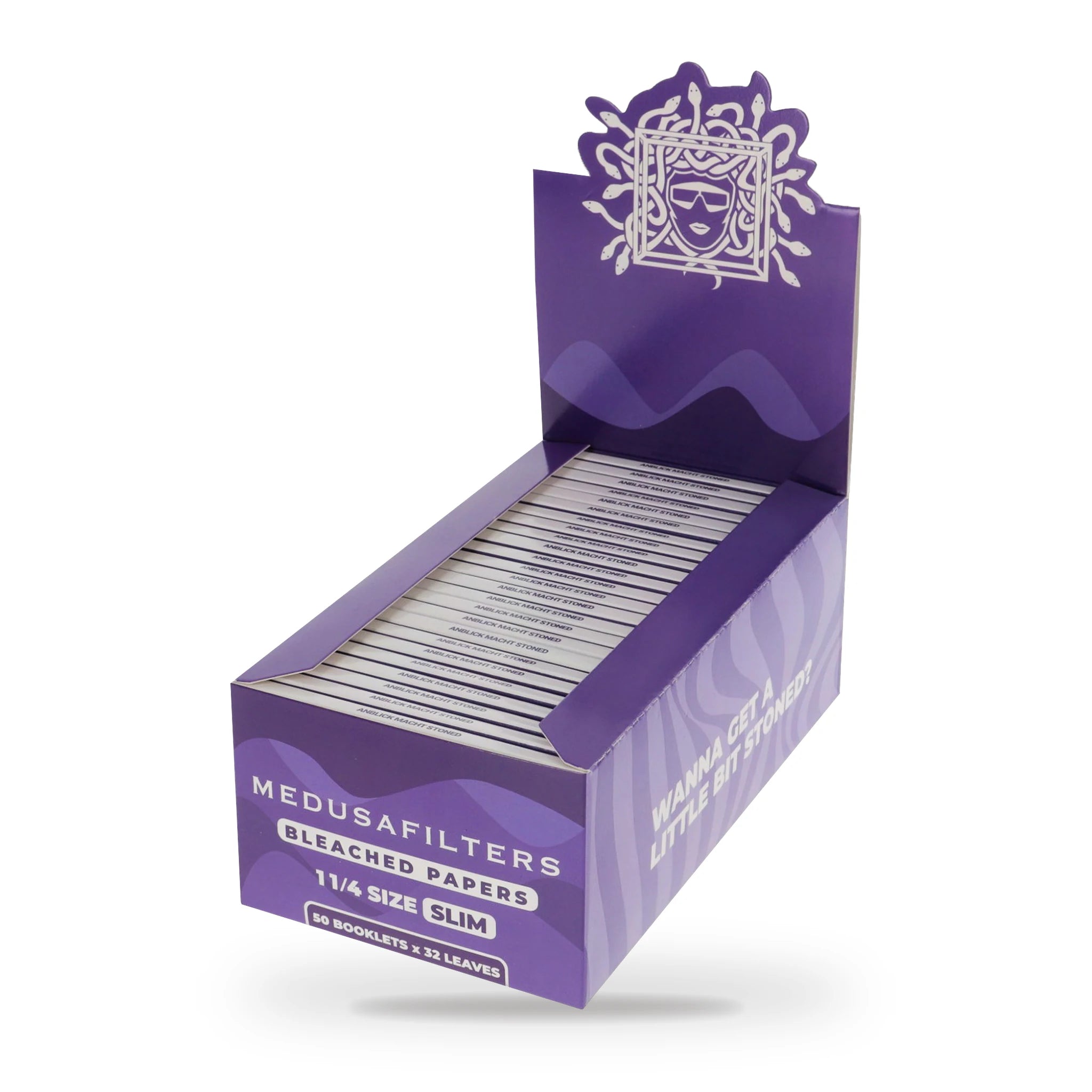 Medusafilters Shortpapers 50er Display Bleached